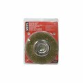 Task Tools Wheel Wire Mtl 6 In 5/8in Shnk T25646